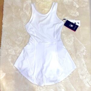 Sporty dress with pocket spandex